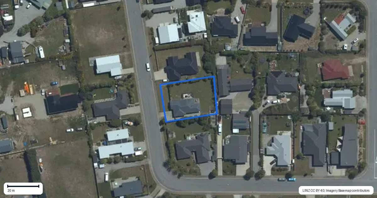 Property context map for 25 Little Maude Drive, Lake Hawea