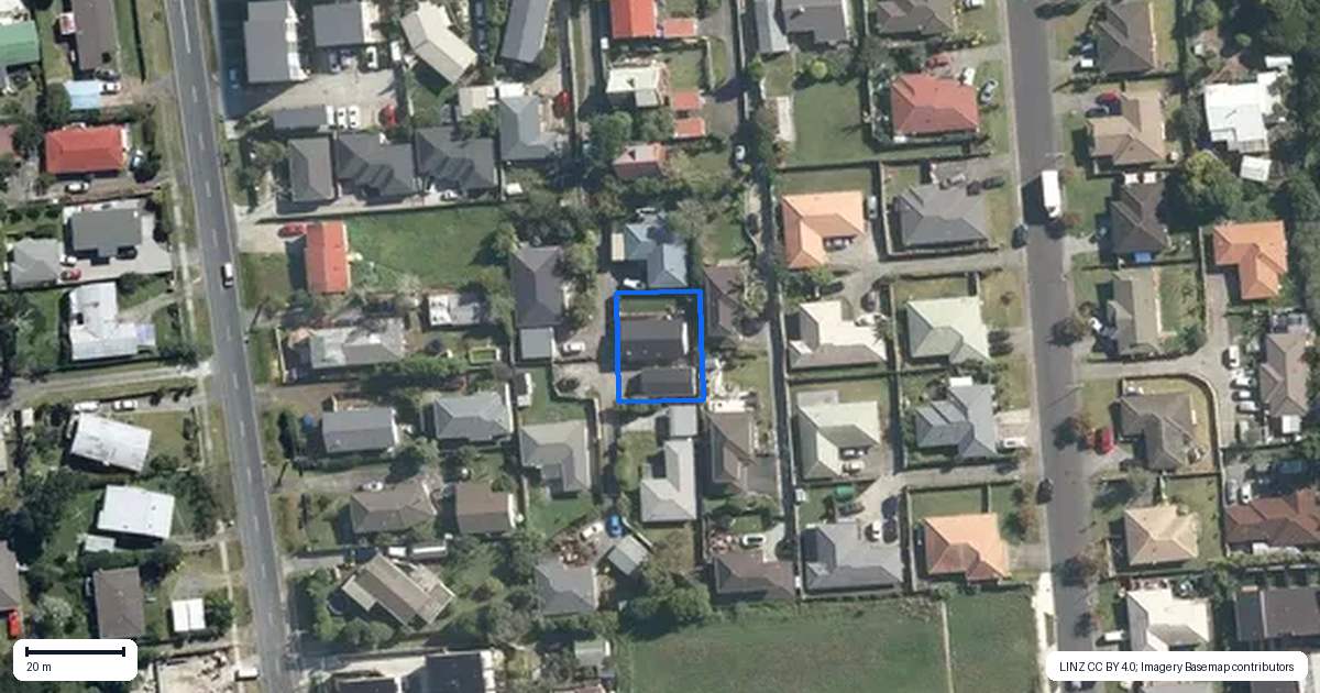 Property context map for 114 Pooks Road, Ranui, Auckland