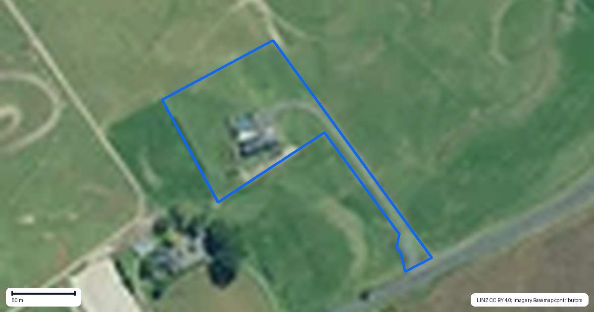 Property context map for 415B Waerenga Road, Te Kauwhata