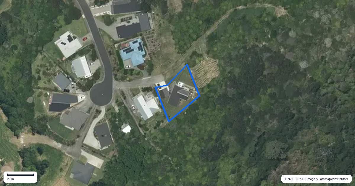 Property context map for 131 Korokoro Crescent, Thames