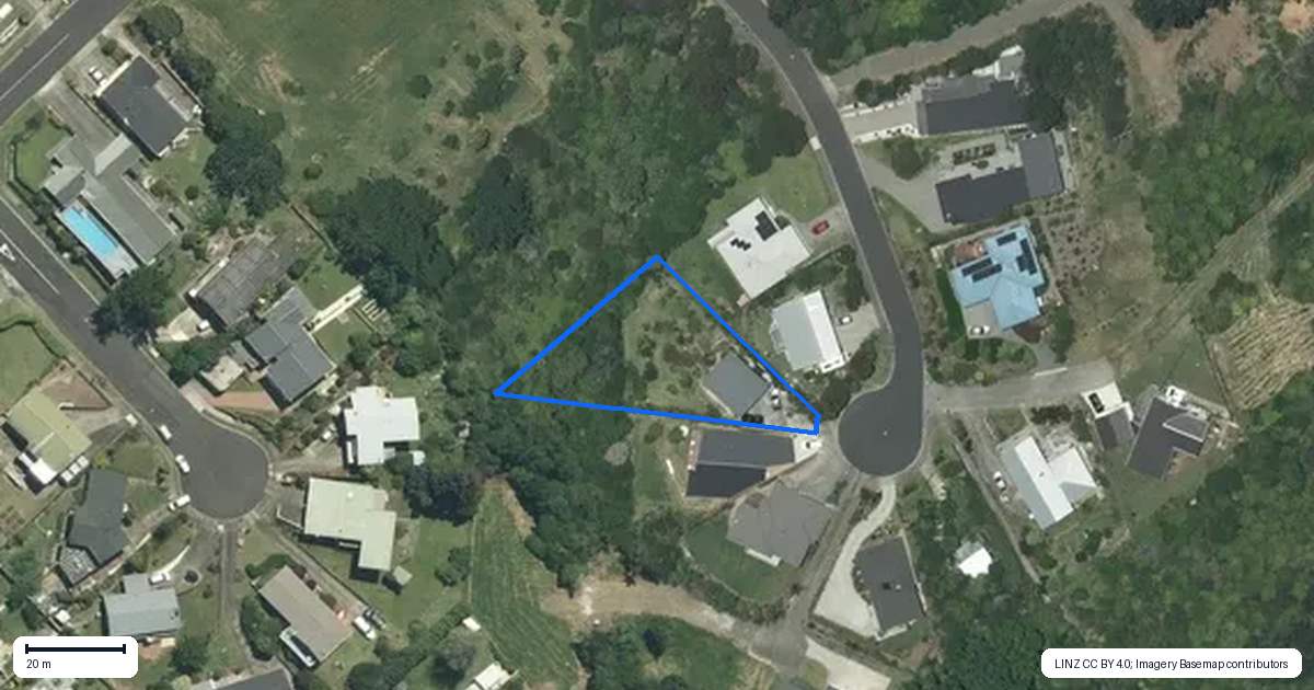 Property context map for 116 Korokoro Crescent, Thames
