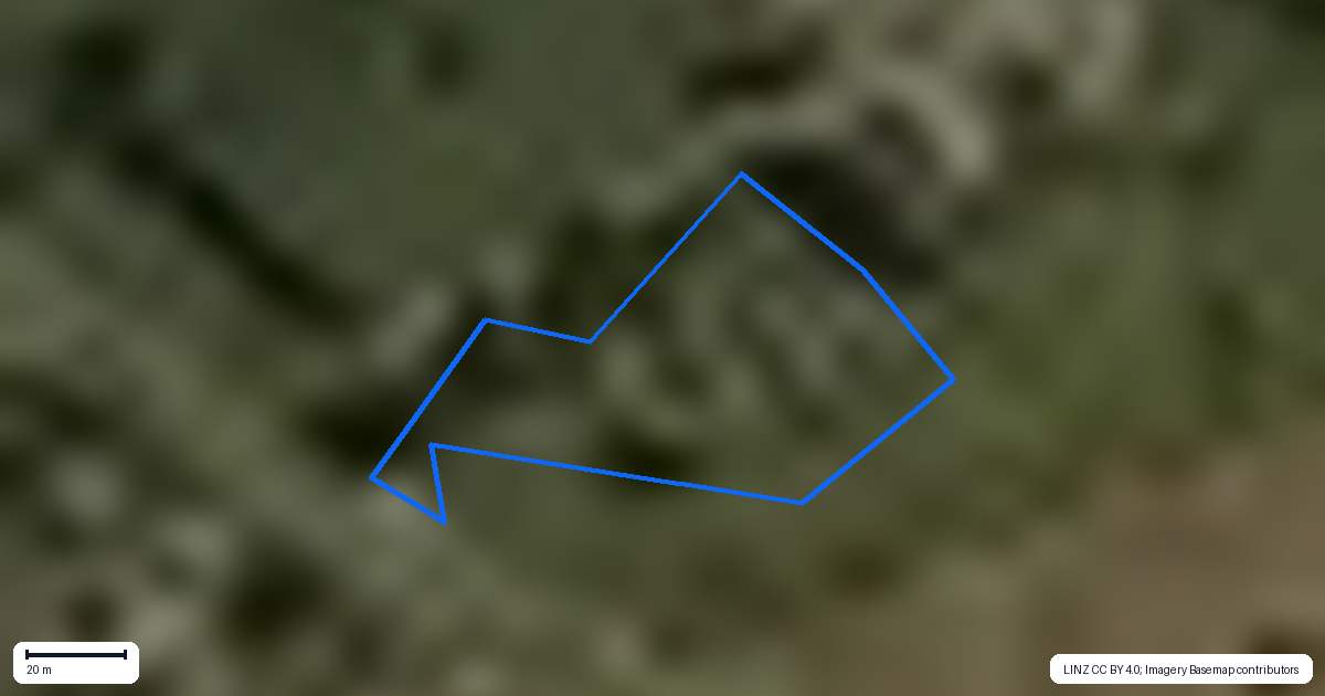 Property context map for 1756 Kakaramea Road, Ngahinapouri, Ohaupo