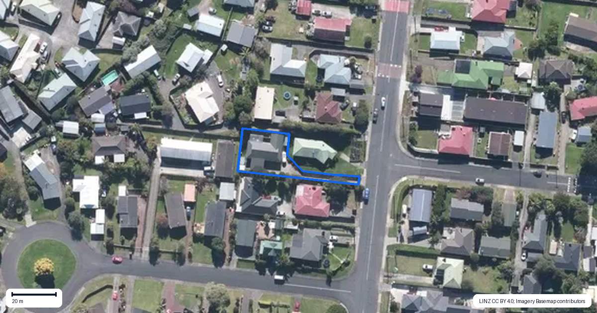 Property context map for 184A Rathgar Road, Henderson, Auckland