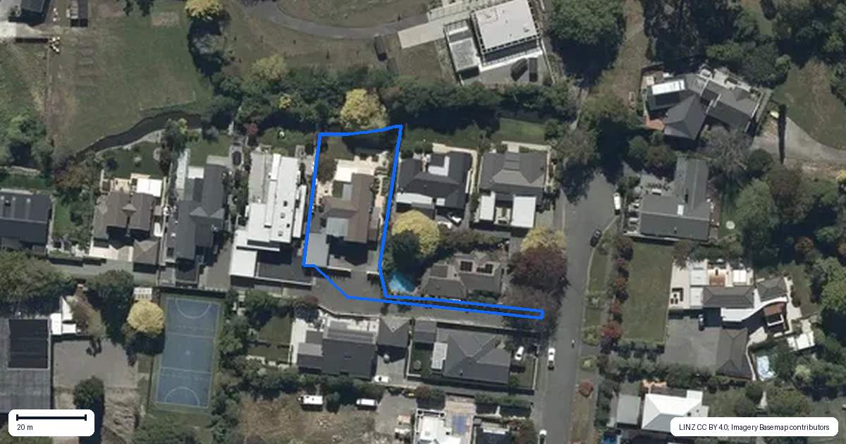 Property context map for 47 Waiwetu Street, Fendalton, Christchurch