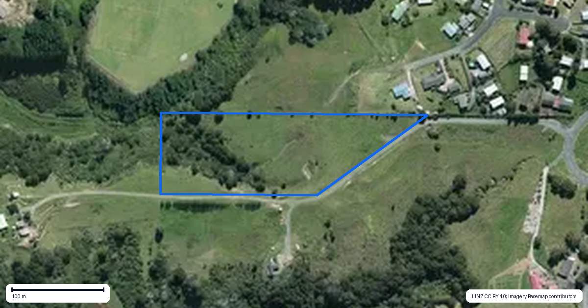 Property context map for 1725C Ruapekapeka Road, Kawakawa