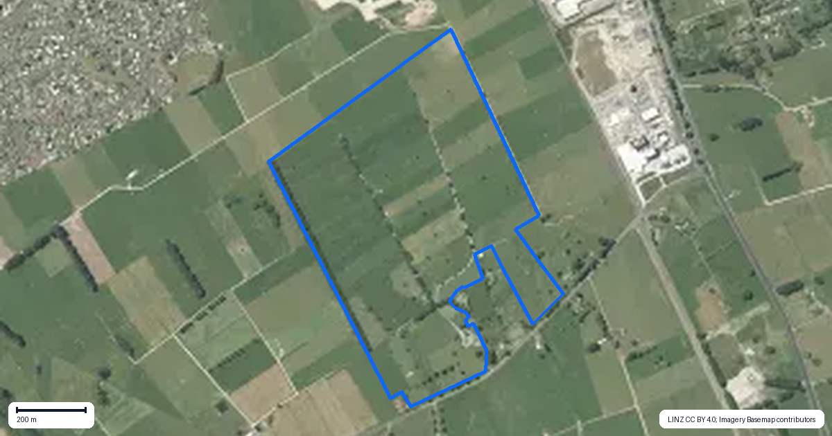 Property context map for 86 Campbell Road, Tokoroa