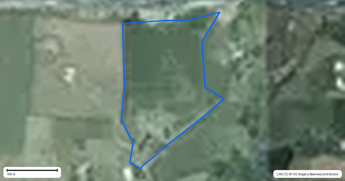 Property context map for 961 Main North Road, Onaero, Urenui