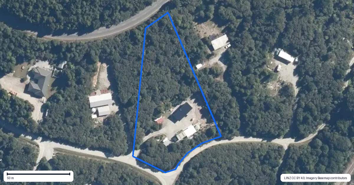 Property context map for 22 Sanctuary Place, Kumara Junction, Greymouth