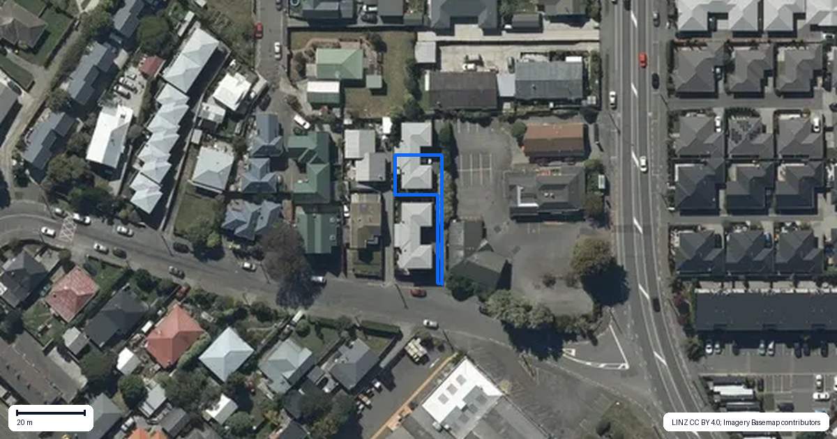 Property context map for 41C Austin Street, Sydenham, Christchurch