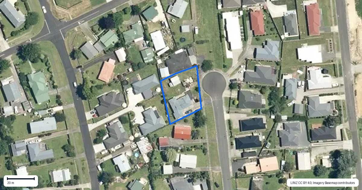Property context map for 26 Kitchener Street, Waihi