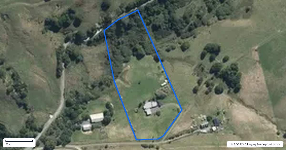 Property context map for 542 Burnside Road, Makarau, Warkworth