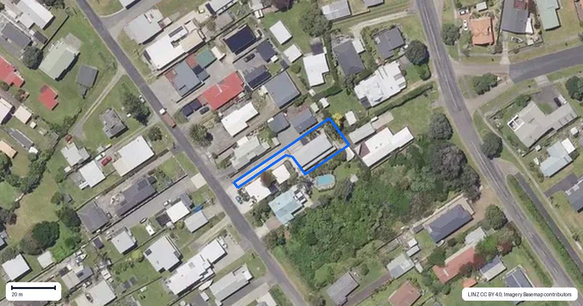 Property context map for 17 Tatai Road, Bowentown, Waihi Beach