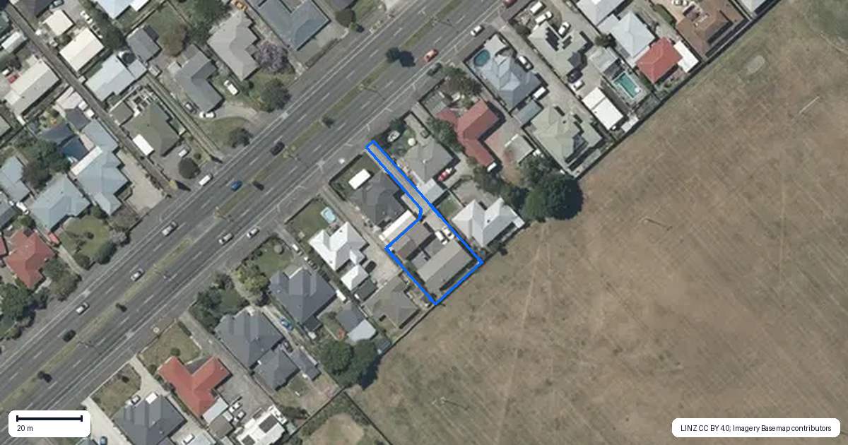 Property context map for 254A Kennedy Road, Onekawa, Napier