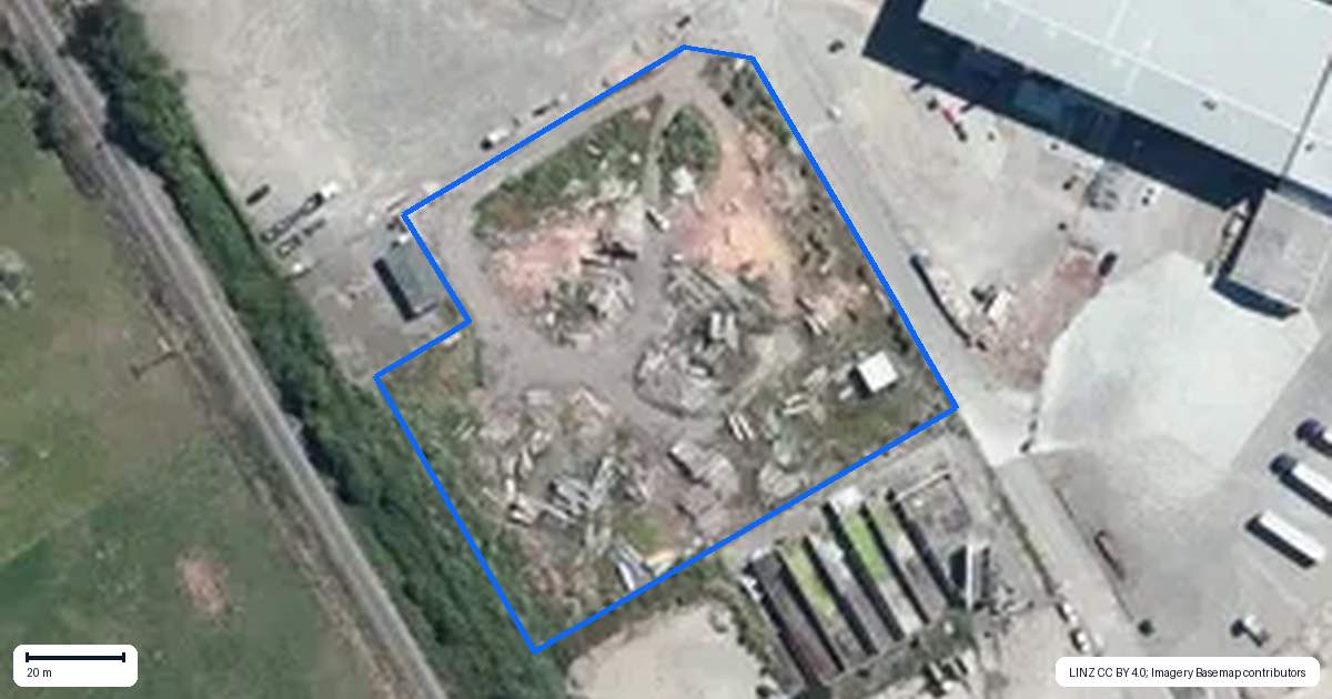 Property context map for 177-181 Works Road, Longburn, Palmerston North