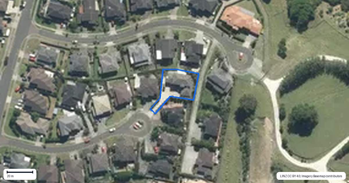 Property context map for 14 Brancott Place, Flat Bush, Auckland