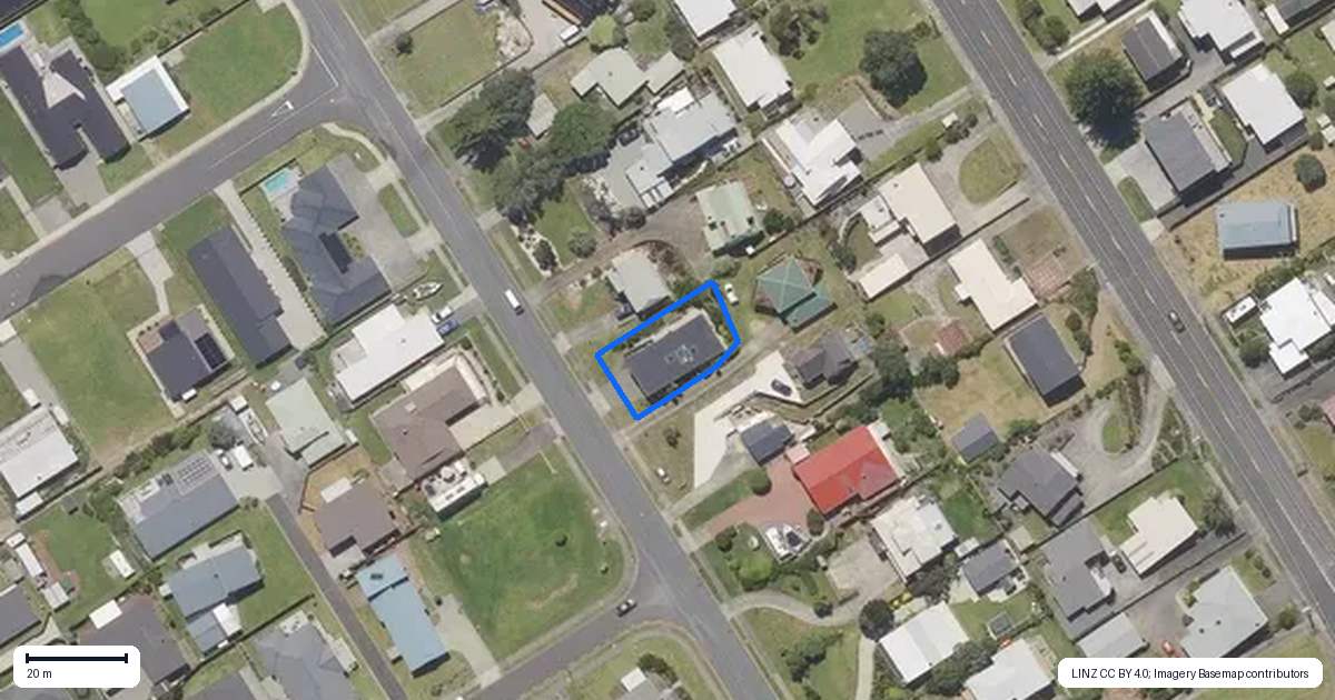 Property context map for 31A Hanlen Avenue, Waihi Beach