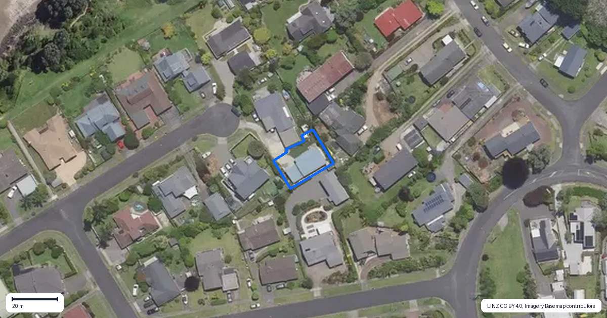 Property context map for 32A Ruamoana Place, Omokoroa
