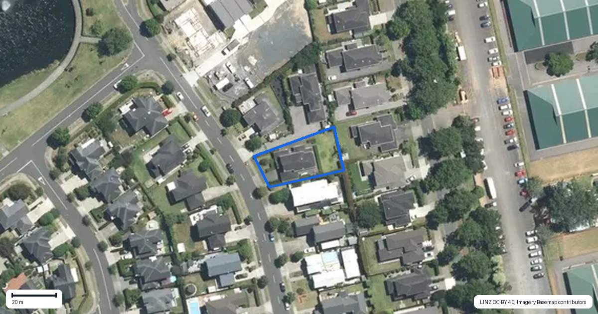 Property context map for 54 Anchorage Drive, Karaka, Papakura