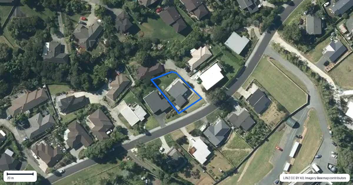 Property context map for 22 Blue Gum Drive, Warkworth
