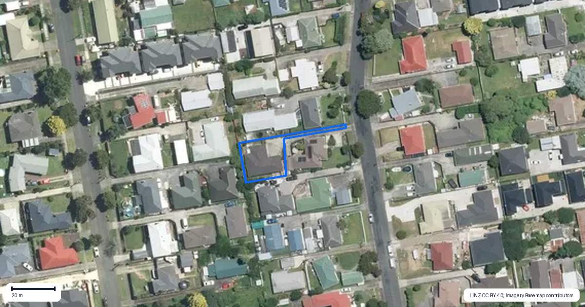 Property context map for 9A Scott Road, Papakura