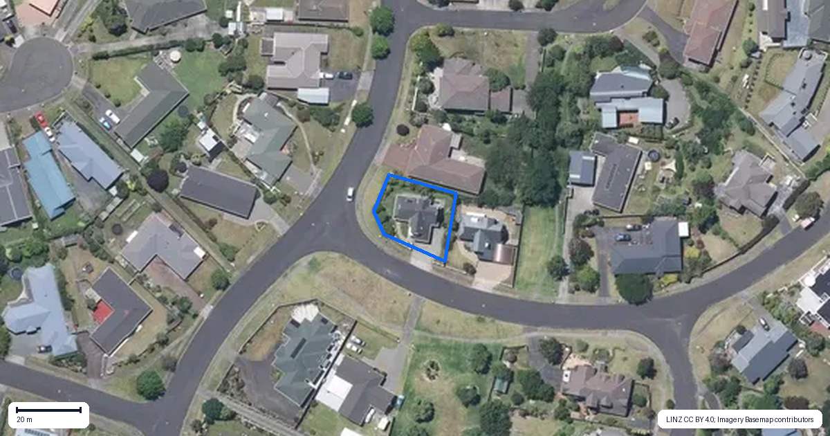 Property context map for 9 Norfolk Drive, Otamatea, Whanganui