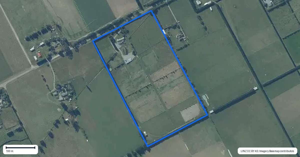 Property context map for 573 Burnham School Road, Burnham