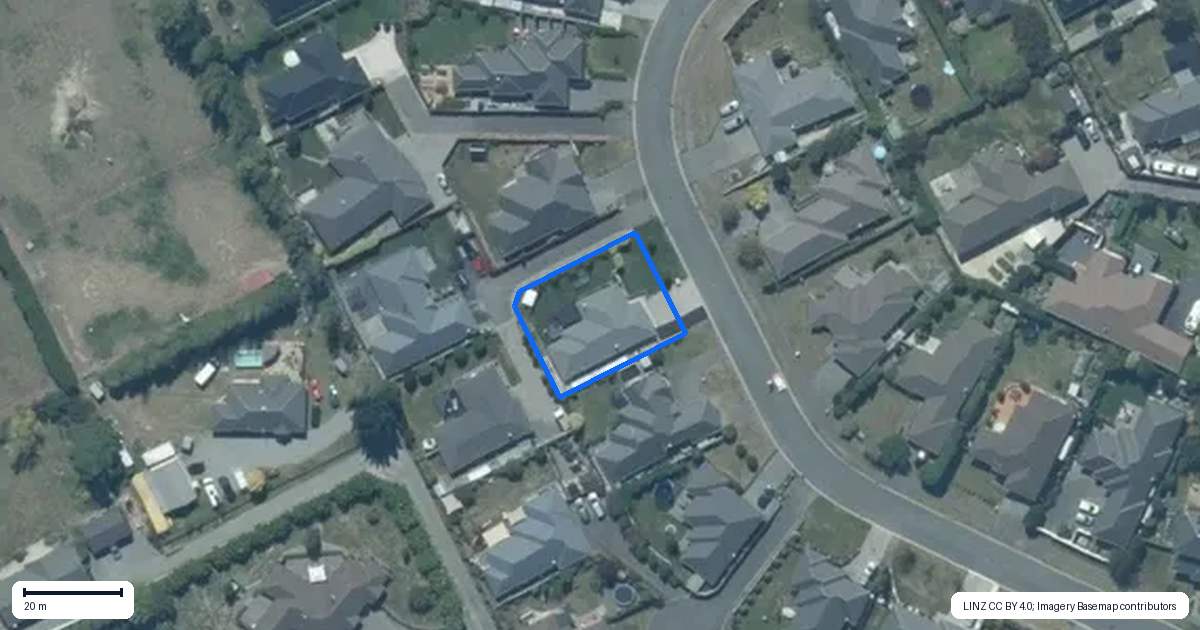 Property context map for 27 Fairfield Way, Rolleston
