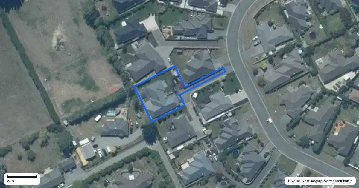 Property context map for 29B Fairfield Way, Rolleston