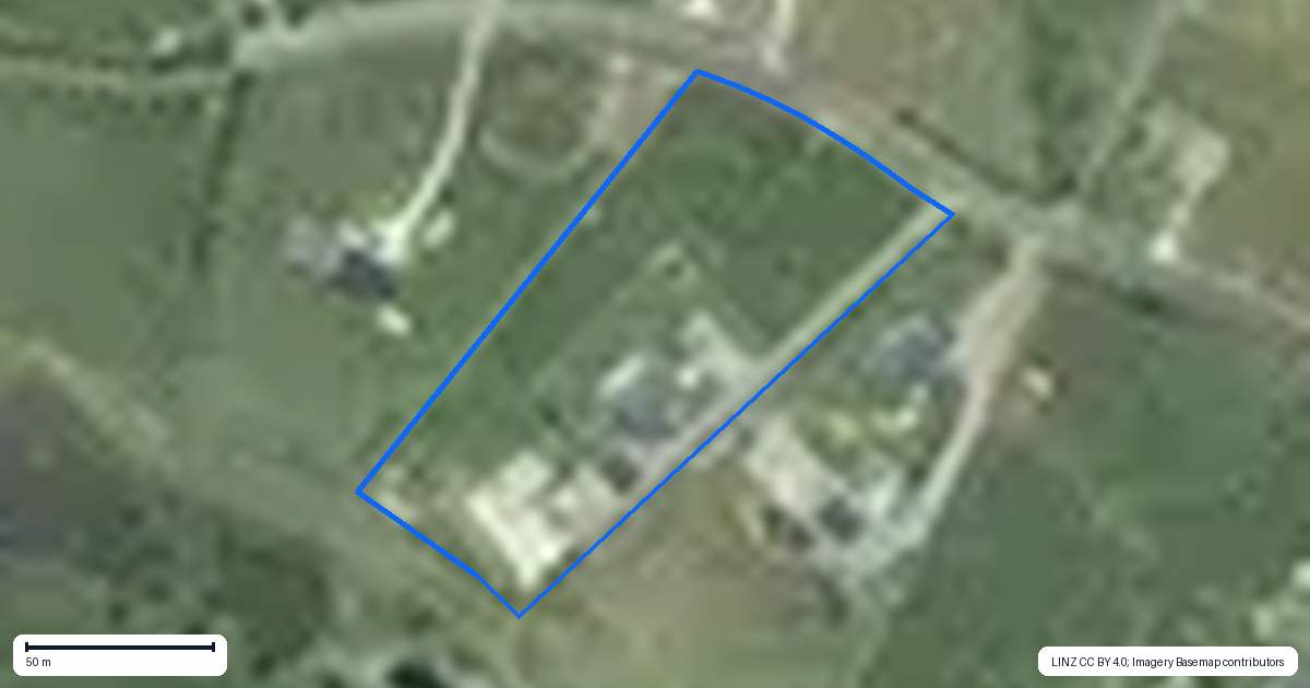 Property context map for 23 Nicholson Drive, Kaitoke, Whanganui