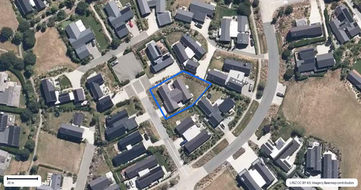 Property context map for 4 Polperro Court, Jacks Point, Queenstown