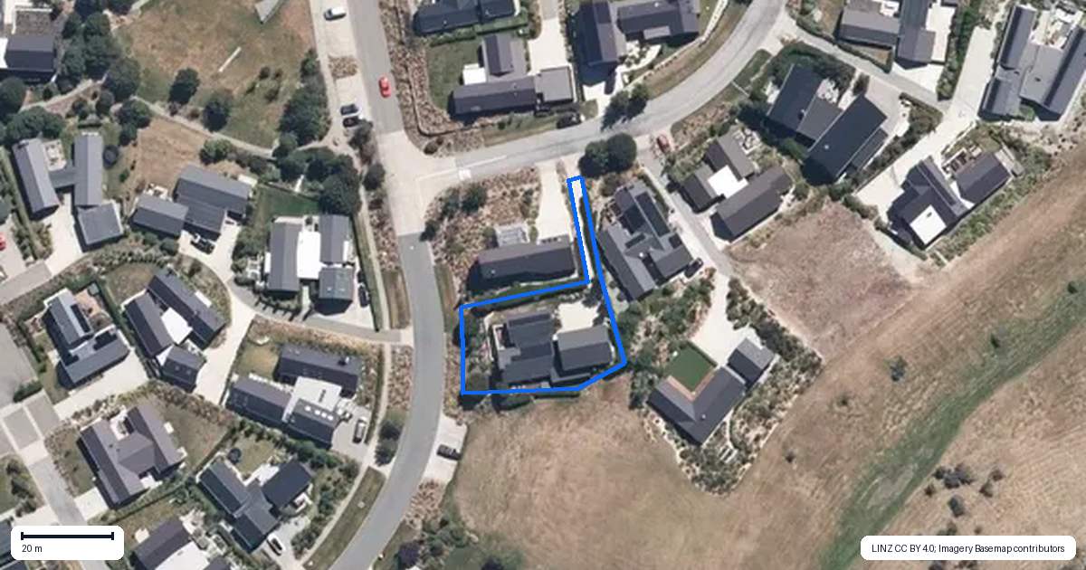 Property context map for 4 Kinross Lane, Jacks Point, Queenstown