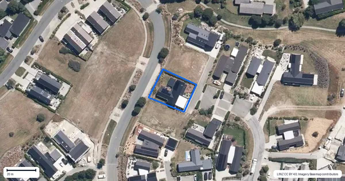 Property context map for 11 Kinross Lane, Jacks Point, Queenstown