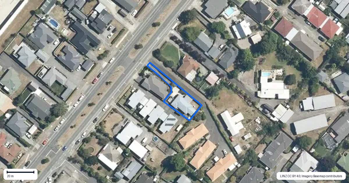 Property context map for 34A Napier Road, Havelock North