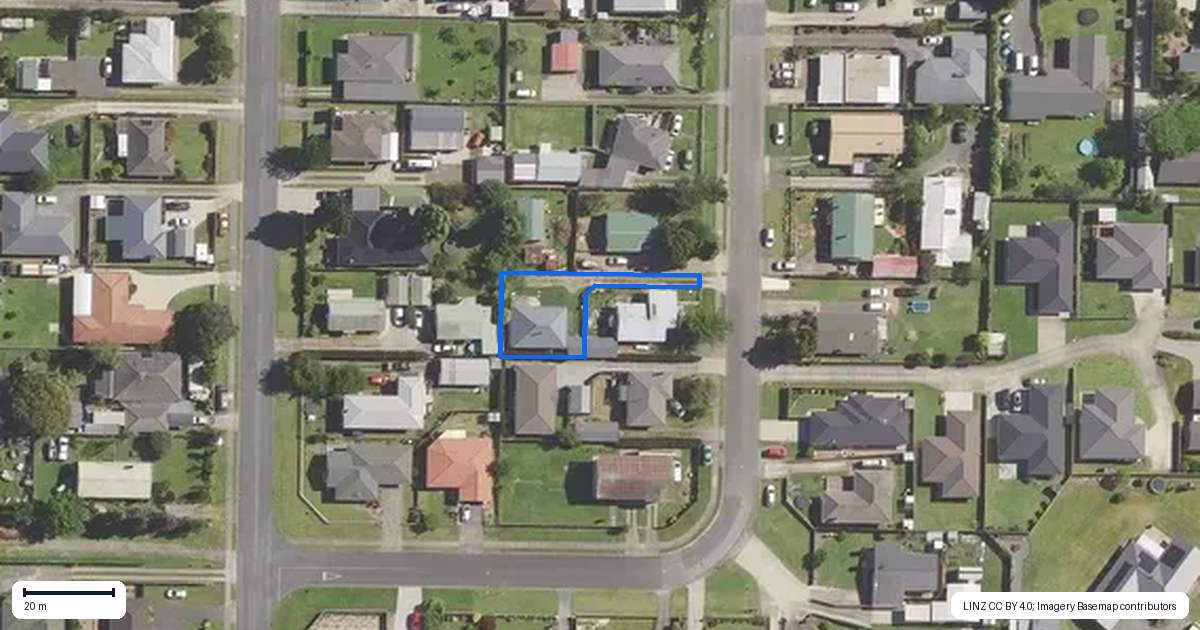 Property context map for 19A Clive Road, Katikati