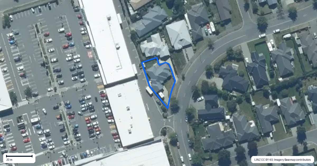 Property context map for 74 Dryden Avenue, Rolleston