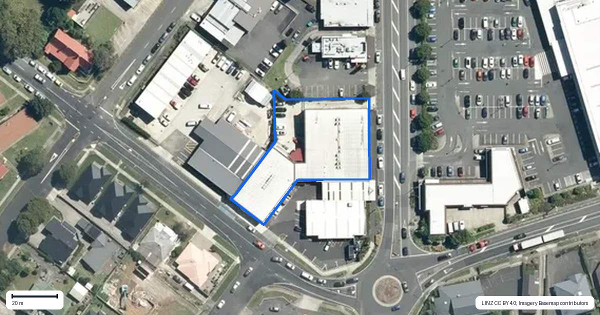 Property context map for 204 Sloane Street, Te Awamutu