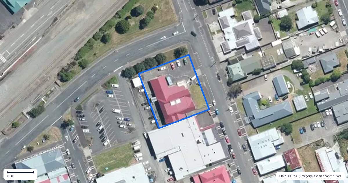 Property context map for 6 Gordon Street, Dannevirke