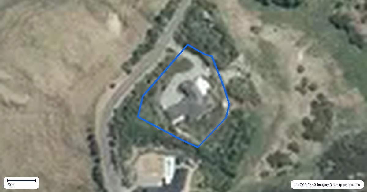 Property context map for 185 Eskridge Drive, Eskdale, Napier