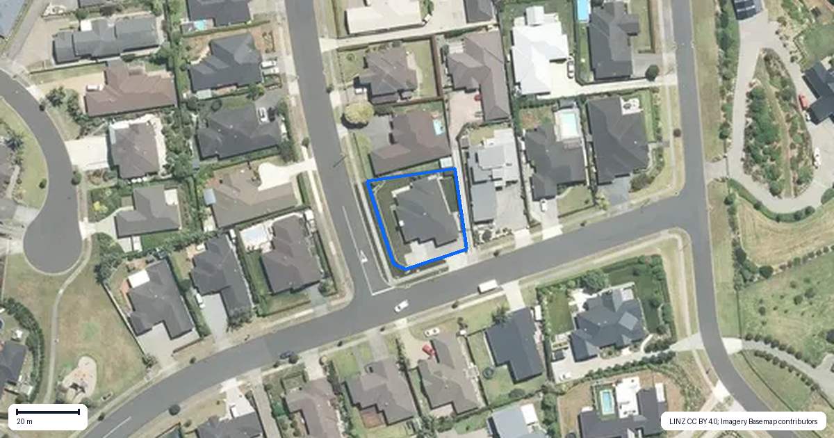 Property context map for 75 Ina Ville Drive, Pukekohe