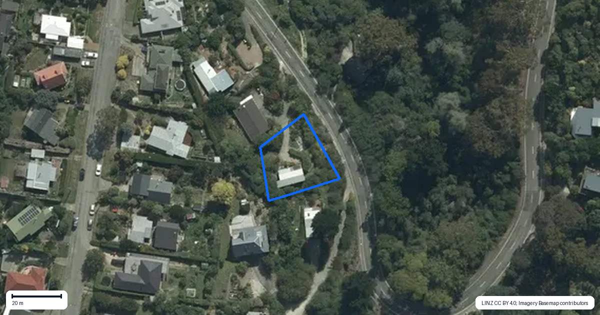 Property context map for 38 Marine Drive, Diamond Harbour