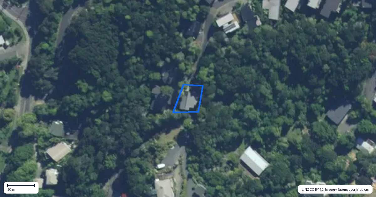 Property context map for 32 Totara Heights Way, Paihia