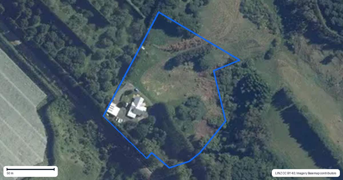 Property context map for 30 Pine Ridge Lane, Aongatete