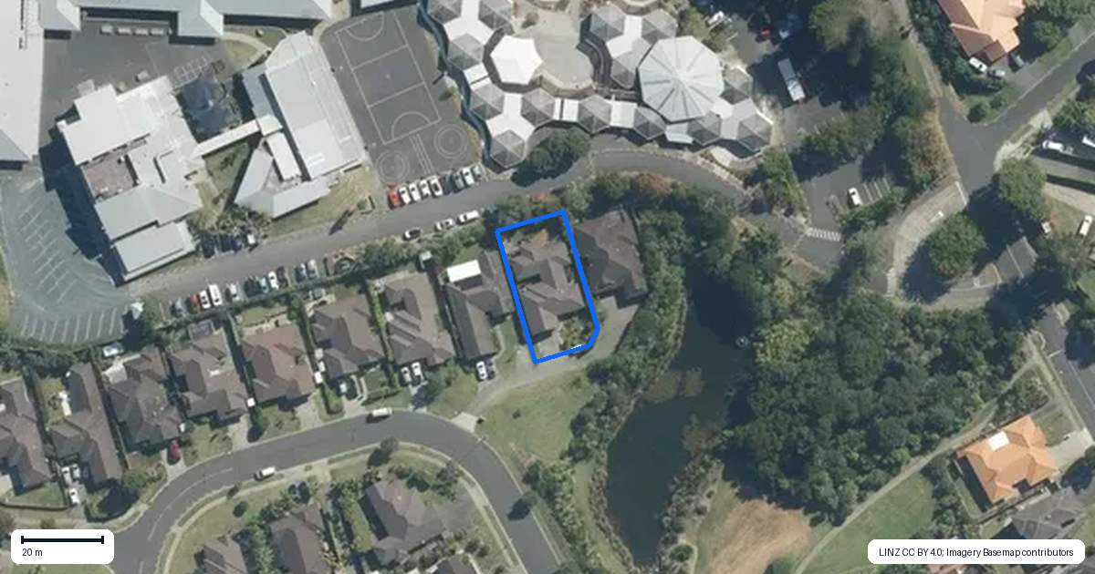 Property context map for 16 Saltwood Street, Red Beach, Whangaparaoa