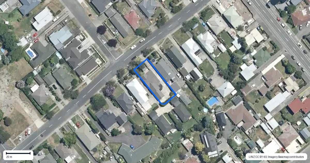 Property context map for 301 Park Road North, Parkvale, Hastings