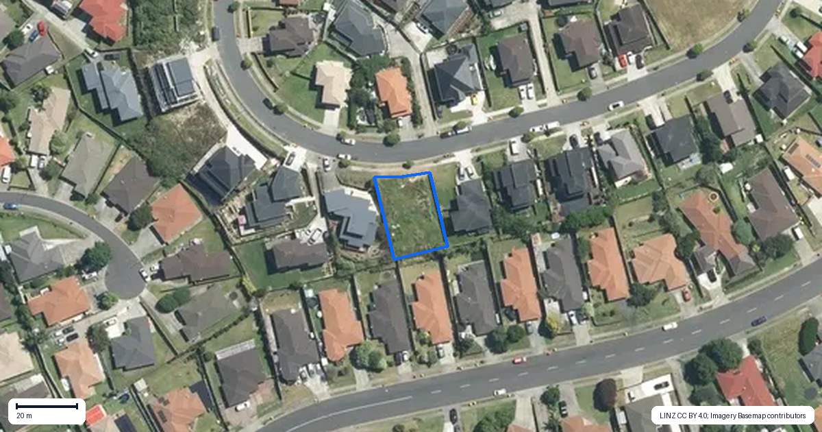 Property context map for 59 Kirikiri Drive, Papakura