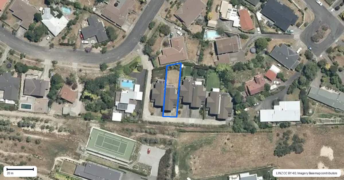 Property context map for 2/39 Reeve Drive, Havelock North