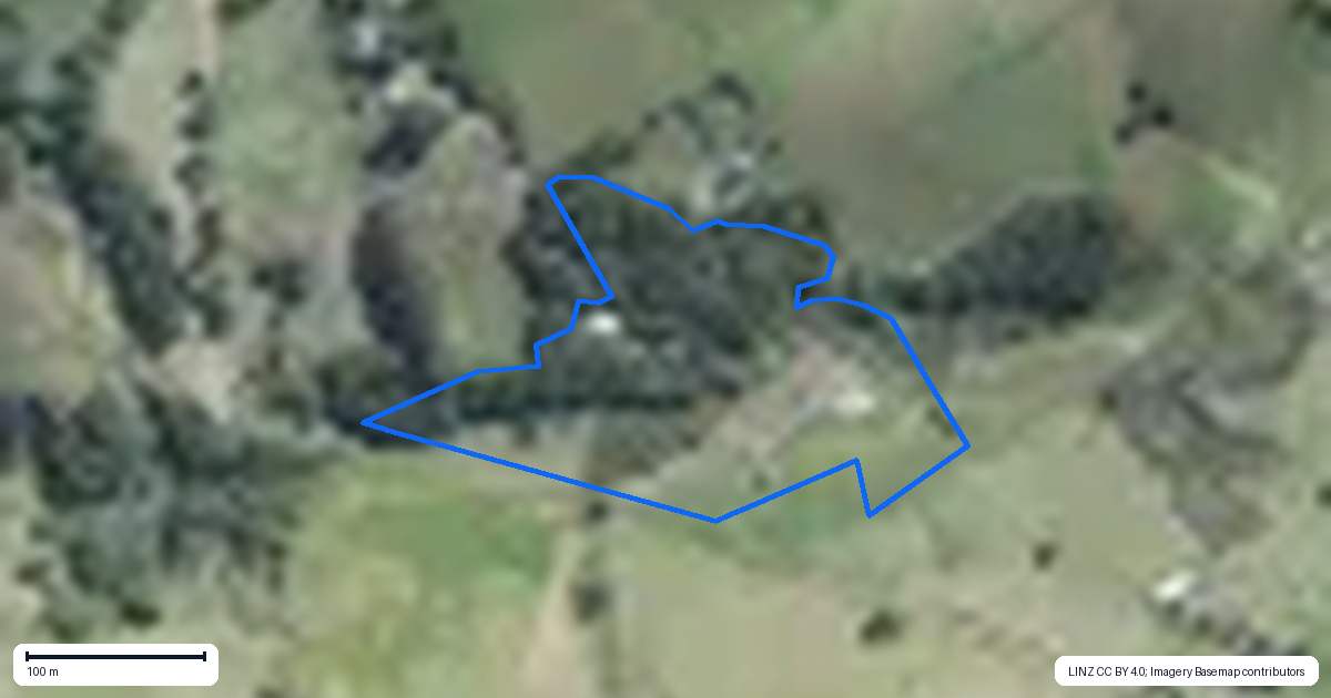 Property context map for 166B Gleeson Road, Pollok