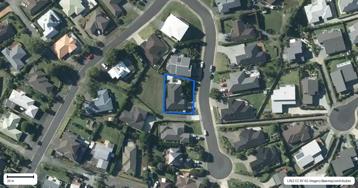 Property context map for 6 Jade River Place, Warkworth