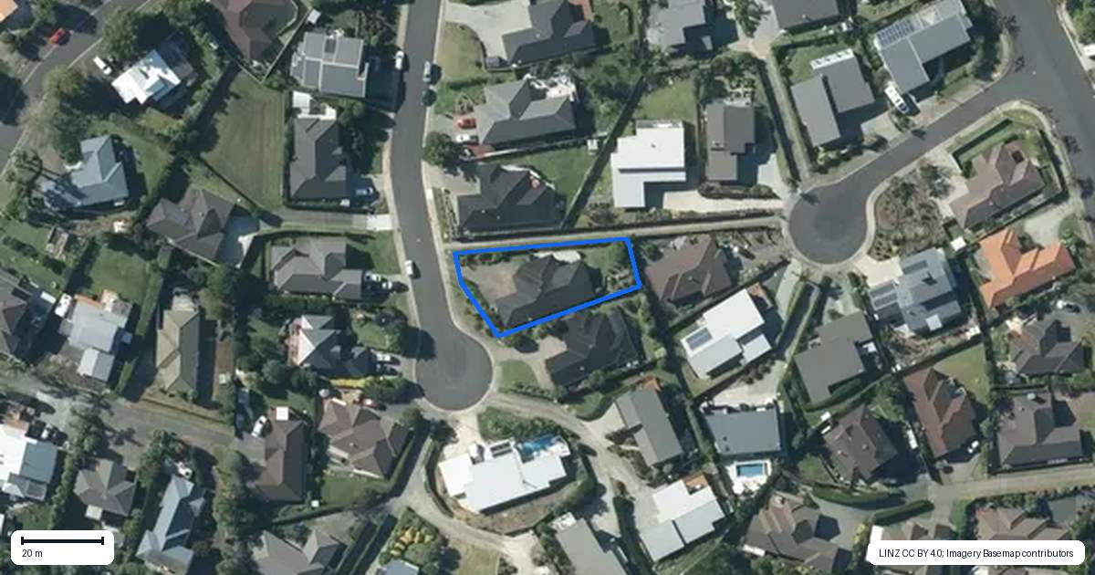 Property context map for 17 Jade River Place, Warkworth