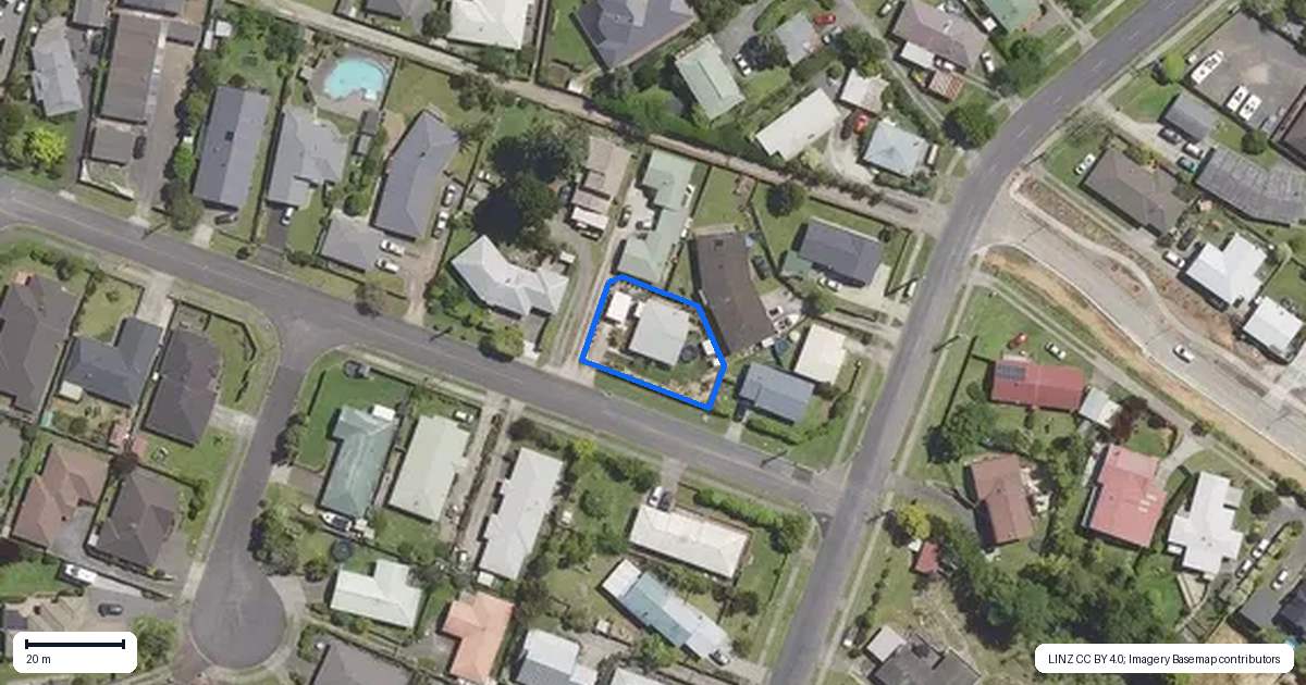 Property context map for 4 Levley Lane, Katikati